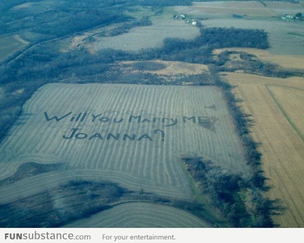 Farm boy proposes like a boss!