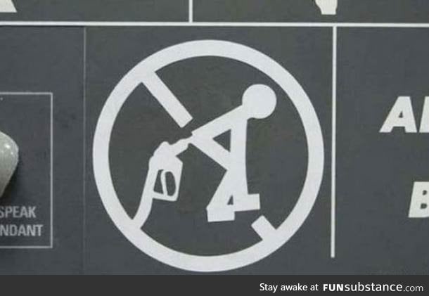 Always use proper gas station etiquette