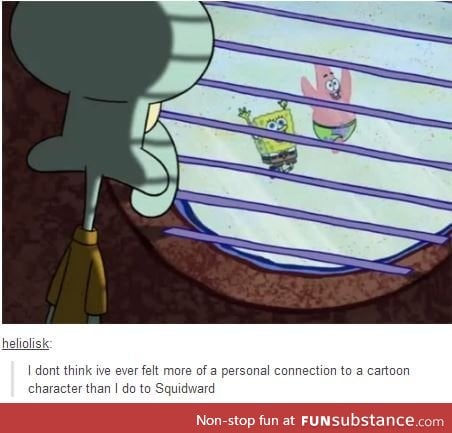 Personal connection to squidward