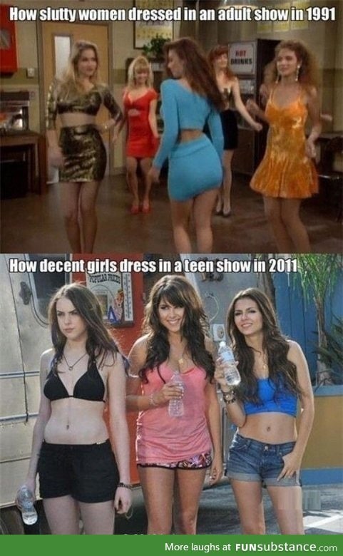 Dressing then and now
