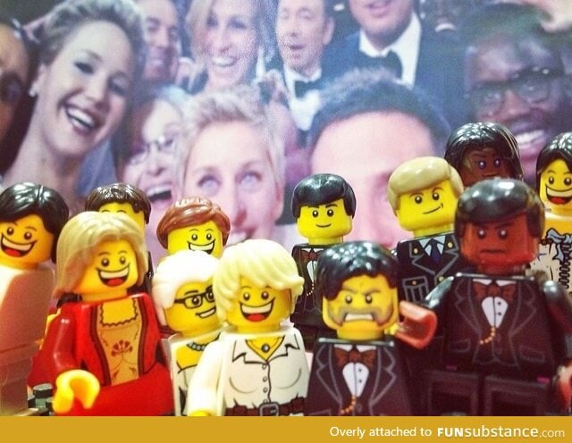 Remake of Oscar Selfie by Lego