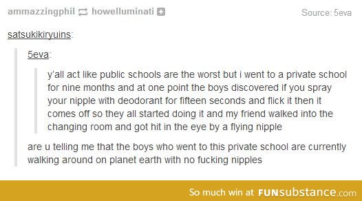 watch out for the no nipple gang