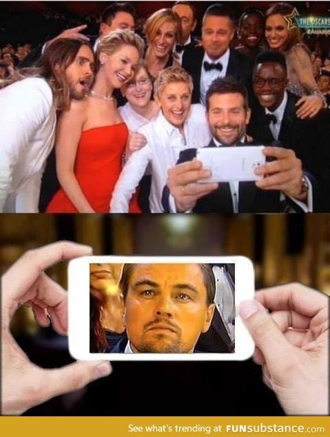 The Oscar selfie wasn't a selfie