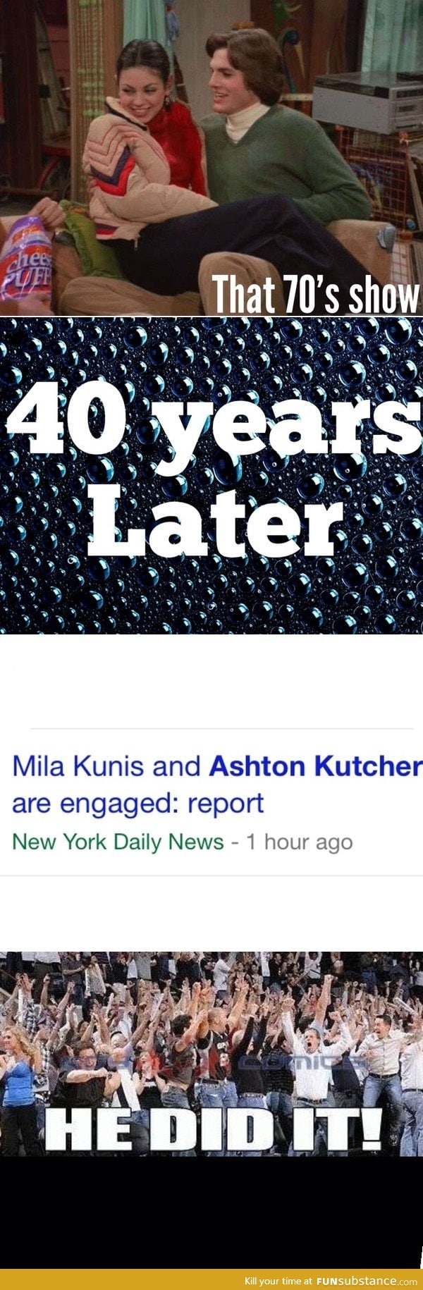 Mila Kunis and Ashton Kutcher are engaged