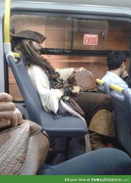 I guess Captain Jack Sparrow lost the Black Pearl again.