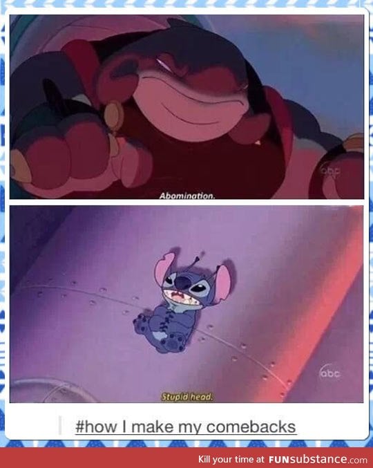 Stitch was the king of comebacks