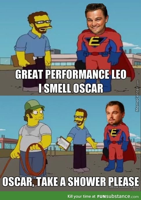 I smell Oscar