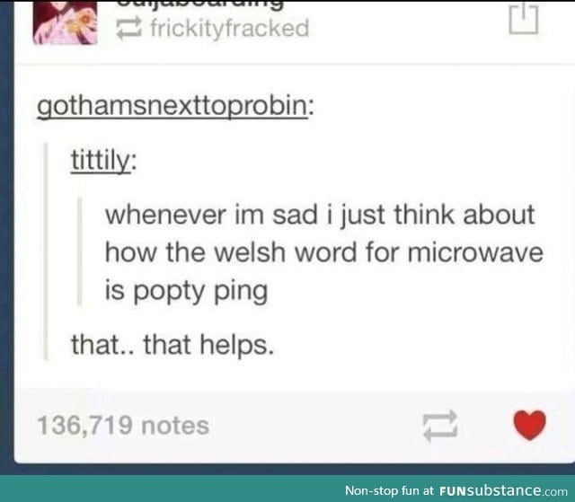 The Welsh word