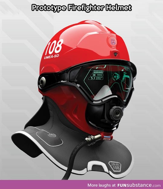 Future firefighter helmet