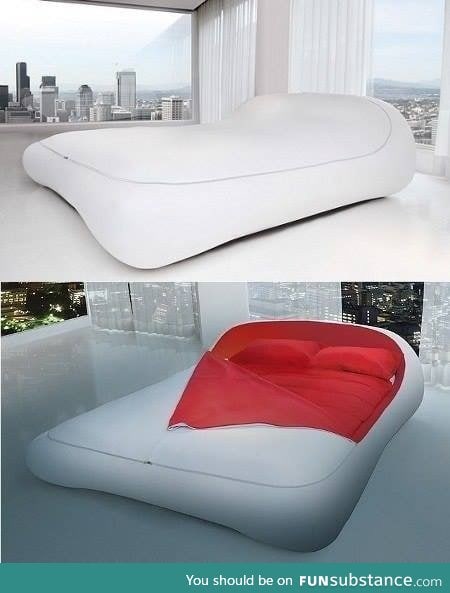 Bed with zipper!