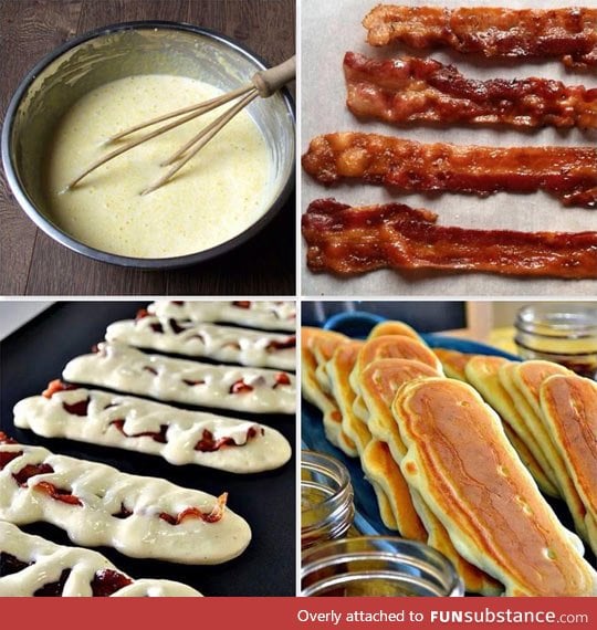 Learn to make baconcakes