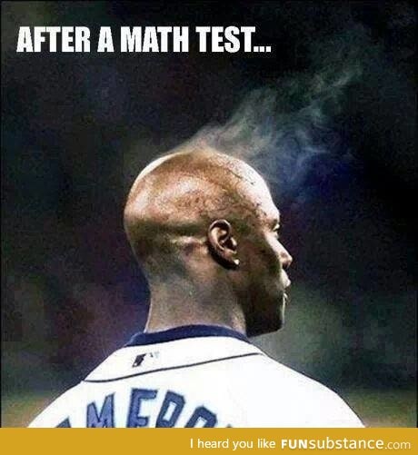 After a math test