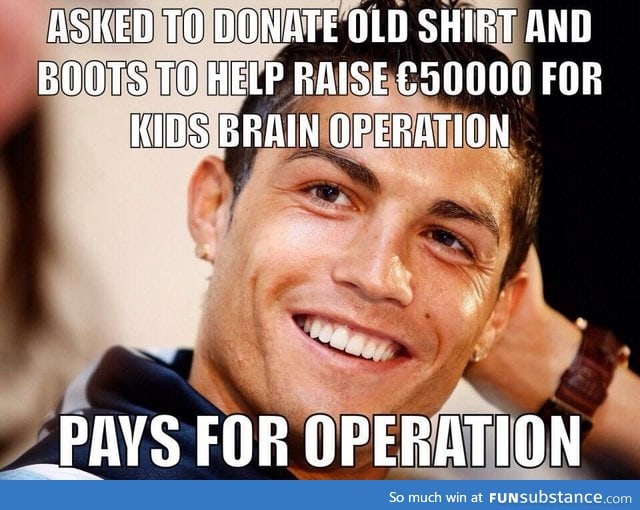 Good Guy Christiano Ronaldo