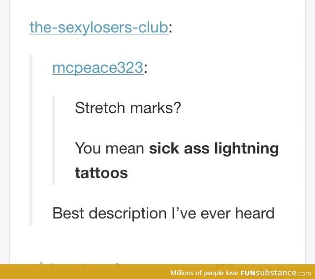 Stretch marks?