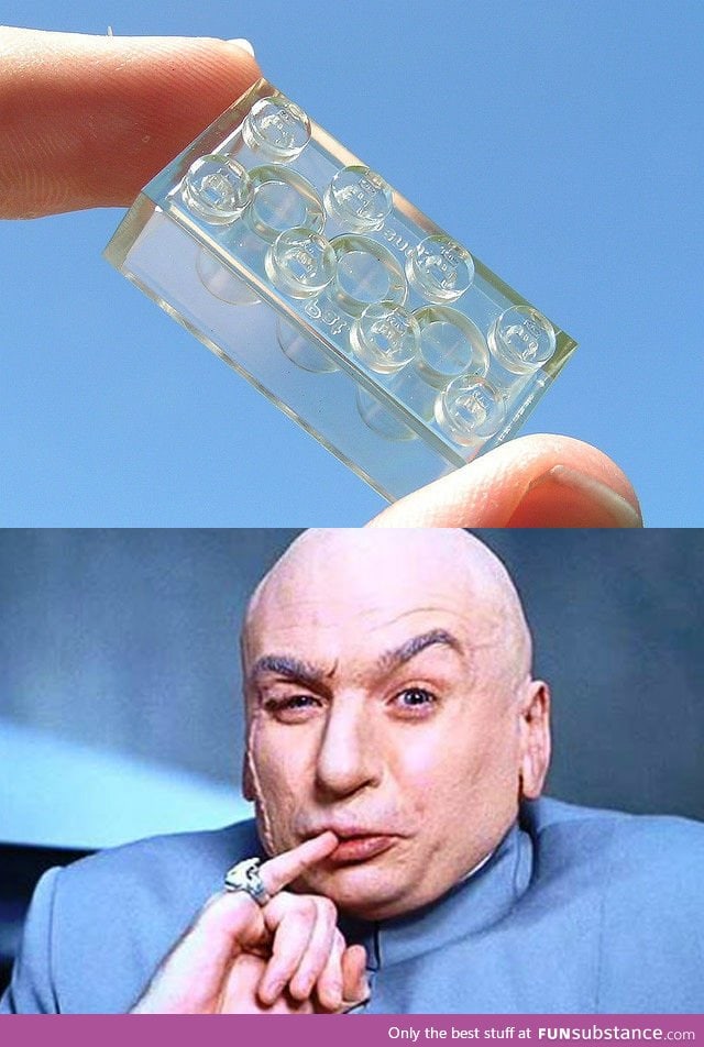 Dr. Evil started his new job at lego