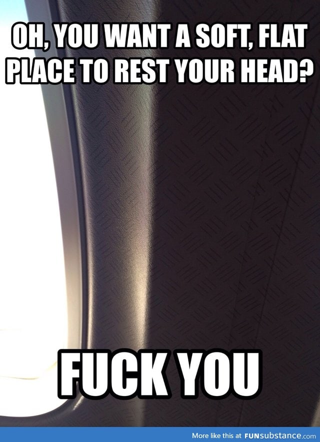 Why I can never sleep on a plane