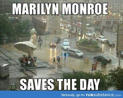 Thank god for Marilyn Monroe