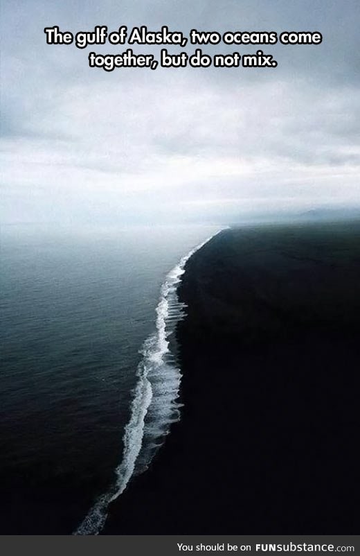 Two oceans come together