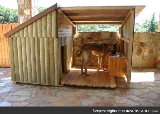 Now that's a dog house