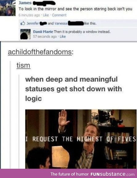 I request the highest of fives