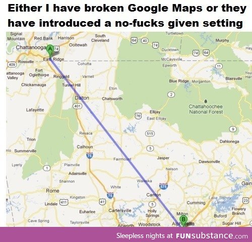Broke Google maps