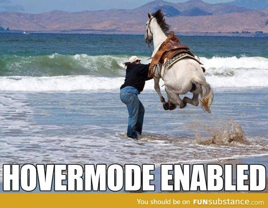 Hover horse