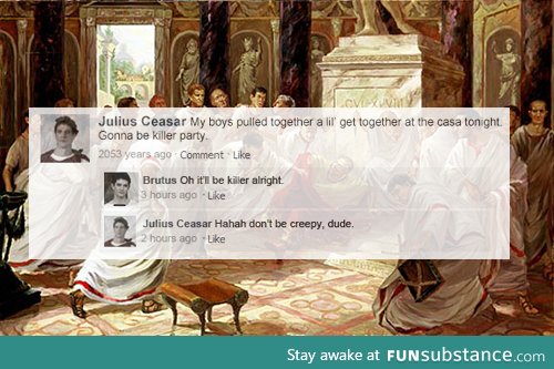 We should totally just stab Caesar
