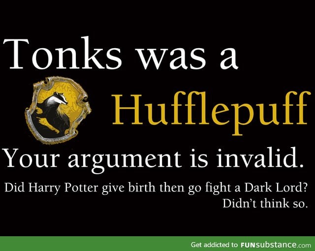 Fifty points to Hufflepuff