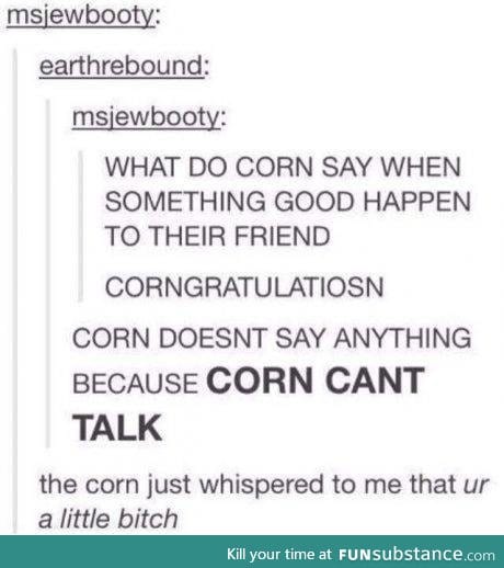 What a corny post