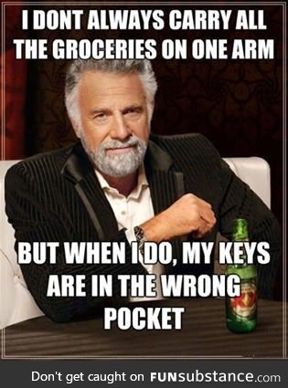 I do this with my keys almost every time