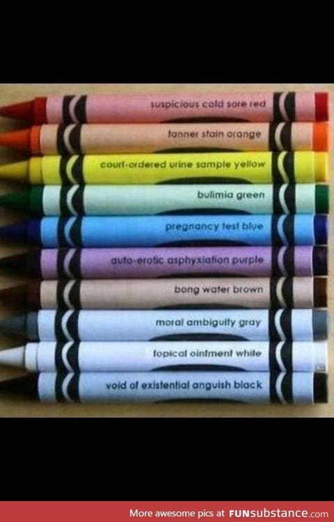 Real-life crayon names