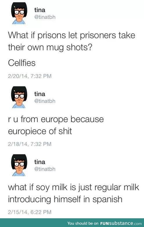 Tina's tweets