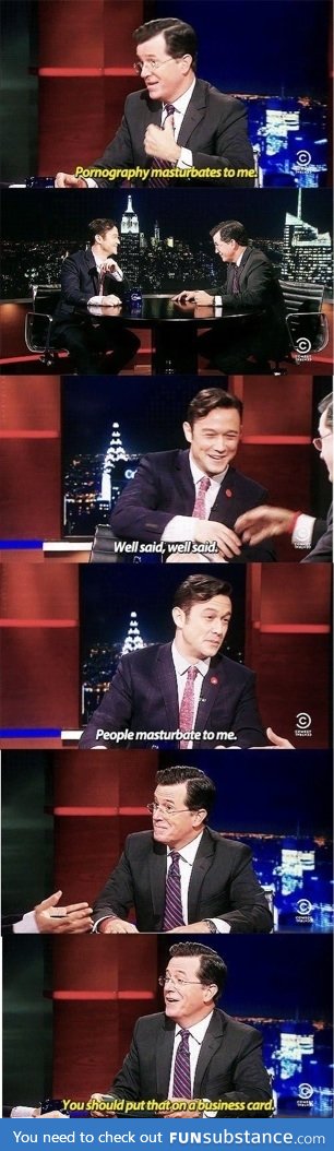 Colbert knows best