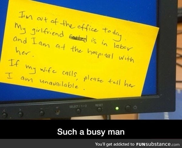 Busy dude