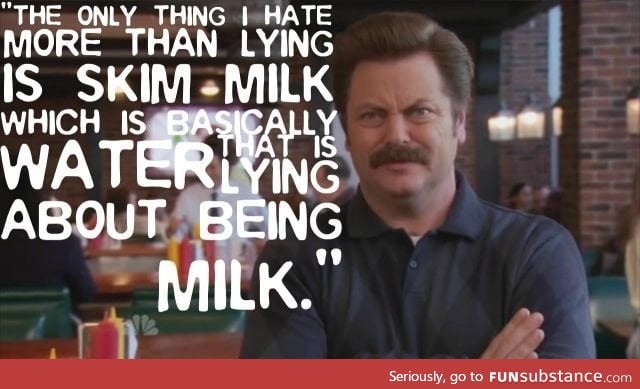 SKIM MILK!