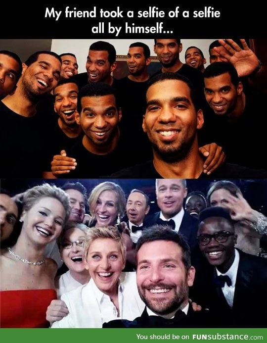 The oscars' selfie is at it again