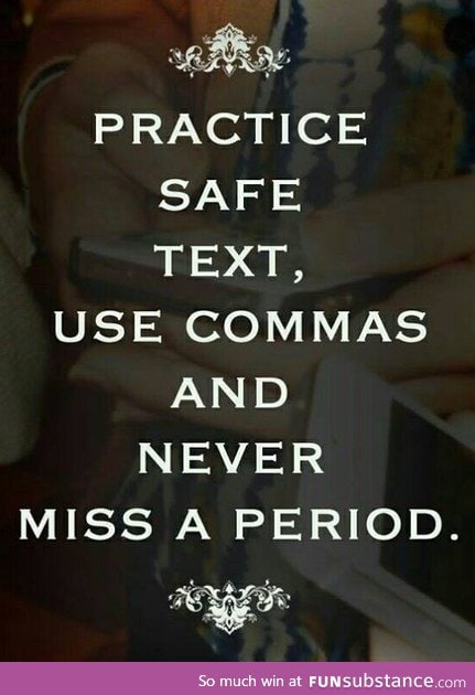Practice safe text