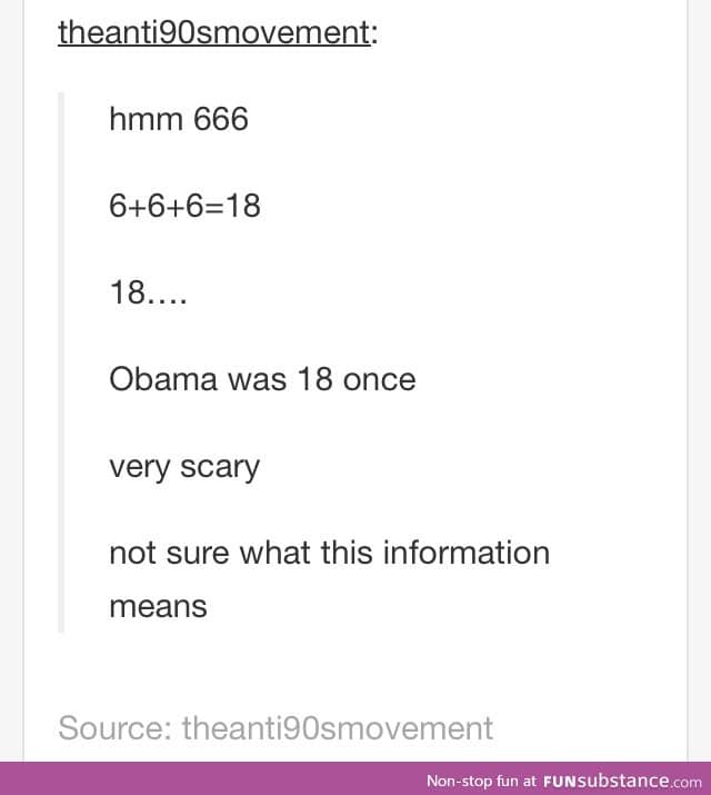 Obama = Satan