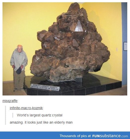 Largest and Oldest Crystal