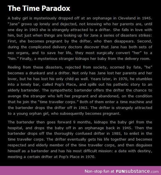 The big paradox in time