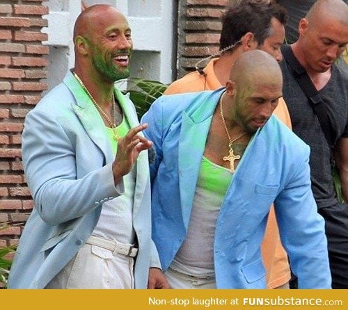 Why does "The Rock" need a stunt double?
