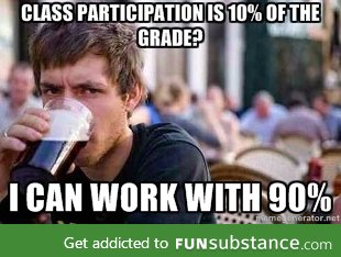 How I feel about "class participation" requirements