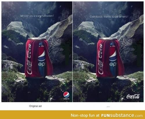 #shotsfired by Pepsi #rocketslaunched by Coke