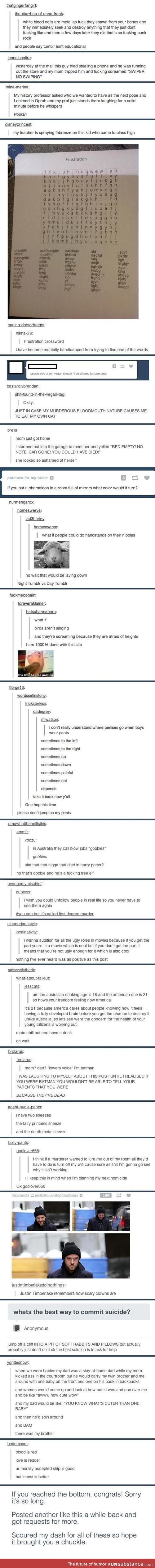 Long Tumblr post, but it's very funny!