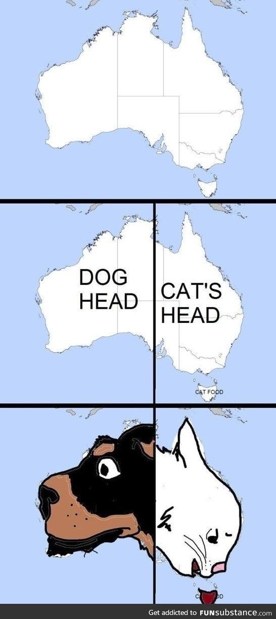 Dog/Cat face in Australia