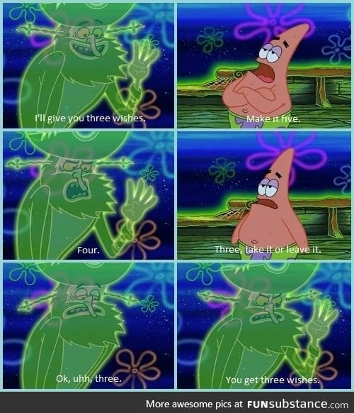 Patrick is such an awesome negotiator