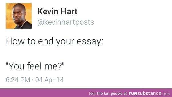 Ending your essay