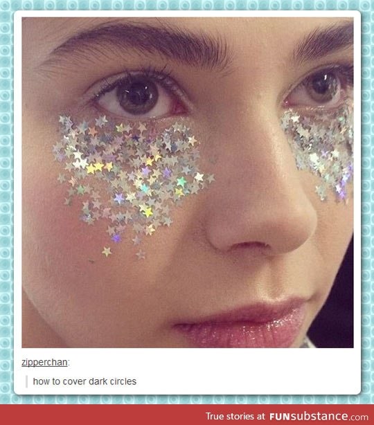 How to cover dark circles