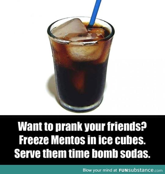 Serve soda bombs