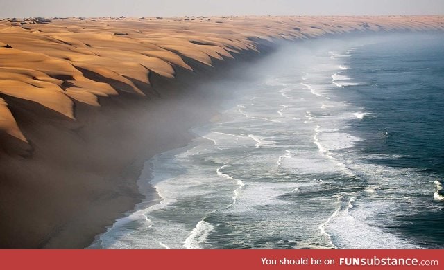 Where the Namib desert meets the sea